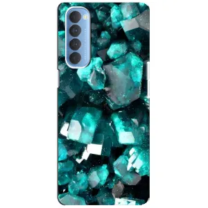 Чехол (Дорого -богато) на Oppo Reno 4 Pro (Кристалы)