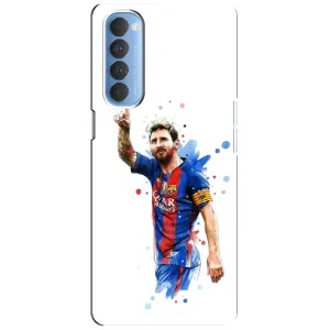 Чехлы Лео Месси Аргентина для Oppo Reno 4 Pro (Leo Messi)