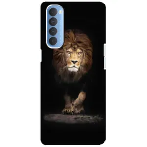 Чохол з картинкою на Oppo Reno 4 Pro (Гарний Лев)