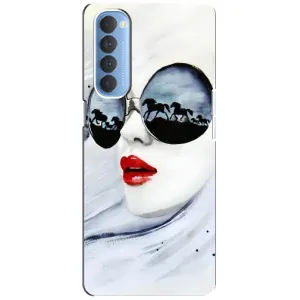 Чехол с картинкой Модные Девчонки Oppo Reno 4 Pro (Любительница коней)