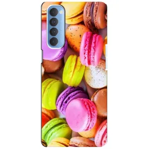 Чехол с изображением вкусной еды для Oppo Reno 4 Pro (Макаруны)