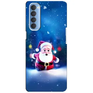 Чохли на Новий Рік Oppo Reno 4 Pro (Маленький Дід Мороз)