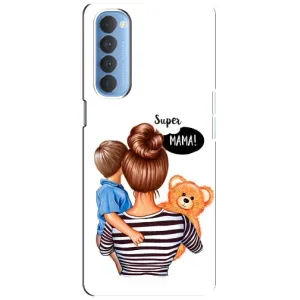 Чехлы для МАМЫ на Oppo Reno 4 Pro (Мама и сын)