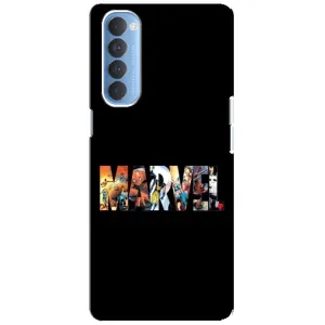 Силіконовий Чохол для Oppo Reno 4 Pro (MARVEL)