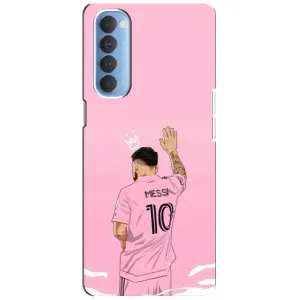 Чехлы Лео Месси в Майами на Oppo Reno 4 Pro (Месси Маями)