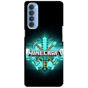 Чохол майнкрафт для Oppo Reno 4 Pro (MineCraft 2)