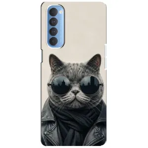 Чохол на тематику: Коти для OPPO Reno 4 Pro (Модний кіт)