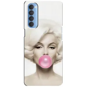 Чехол Стильные девушки на Oppo Reno 4 Pro (Монро)