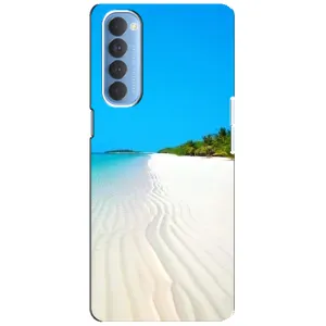 Літній Чохол на Oppo Reno 4 Pro (Море пісок)