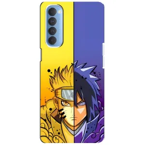 Купить Чохли на телефон з принтом Anime для Oppo Reno 4 Pro (Naruto Vs Sasuke)
