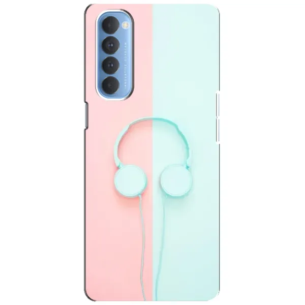 Чехол с рисунком «Наушники» для OPPO Reno 4 Pro Чехол с рисунком «Наушники» для OPPO Reno 4 Pro