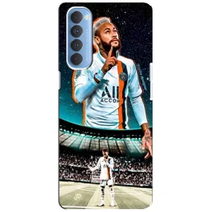 Силиконовый Чехол Oppo Reno 4 Pro (Неймар ПСЖ)