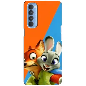 Чохли ЗООТРОПОЛІС для Oppo Reno 4 Pro (Нік і Хопс)
