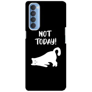 Бампер з зображенням Котиків для Оппо Рено 4 Про (Not Today)
