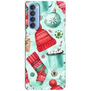 Чохол Санта Клаус для Oppo Reno 4 Pro (Одяг)