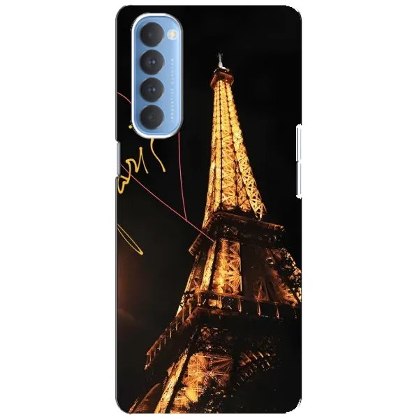 Чехол с рисунком «Paris» для OPPO Reno 4 Pro Чехол с рисунком «Paris» для OPPO Reno 4 Pro