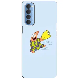 Чохли з Патріком на Oppo Reno 4 Pro (Патрік із подушкою)