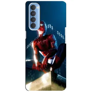 Чохол Супергерой Людина Павук на Oppo Reno 4 Pro (Павук на домі)