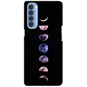 Чохол (ТПУ) з планетами на Oppo Reno 4 Pro (Плнети)