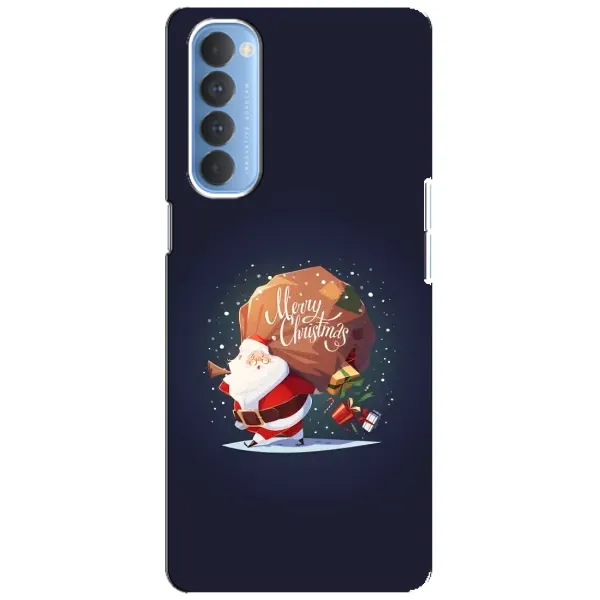 Чехол с рисунком «Подарки от Санты» для OPPO Reno 4 Pro