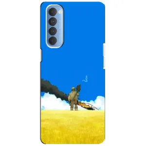 Чехлы на военную тематику для Oppo Reno 4 Pro (Попадание)