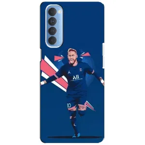 Силиконовый Чехол Oppo Reno 4 Pro (Празднование Неймара)