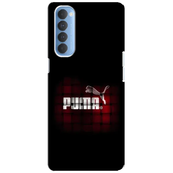 Чехол с рисунком «PUMA стиль» для OPPO Reno 4 Pro Чехол с рисунком «PUMA стиль» для OPPO Reno 4 Pro