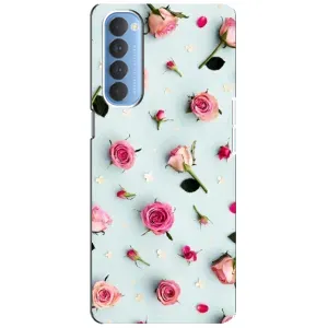 Чехлы с принтом Розочки для Oppo Reno 4 Pro (Разные цветы)