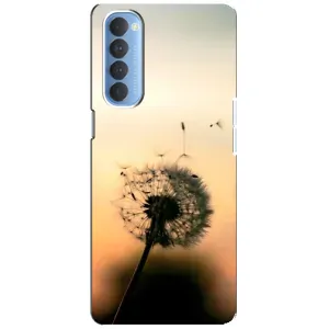 Силиконовый Чехол с одуванчиками на Oppo Reno 4 Pro (Роздумаханый одуванчик)