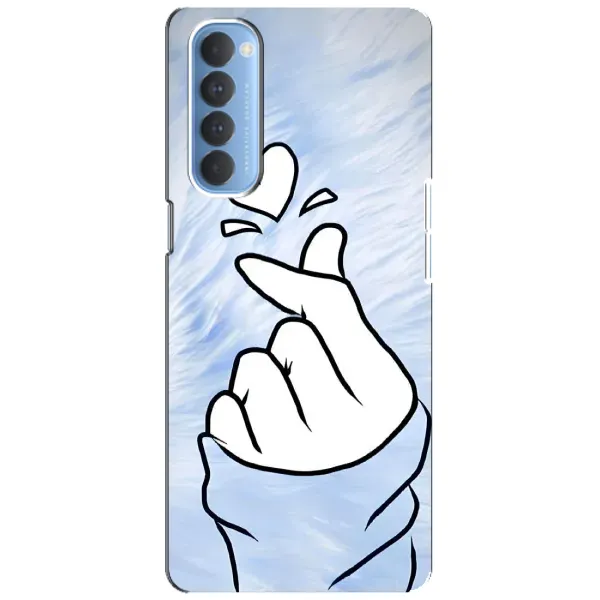Чехол с рисунком «Сердечка знак» для OPPO Reno 4 Pro Чехол с рисунком «Сердечка знак» для OPPO Reno 4 Pro