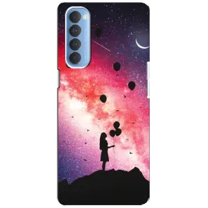 Силіконові Чохли Коханій людині для Oppo Reno 4 Pro (Кулі в небі)