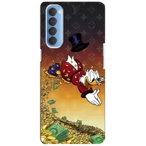 Силіконовий чохол для Oppo Reno 4 Pro (Скрудж Луі Віттон)