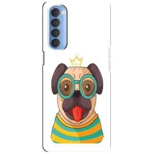 Бампер для Oppo Reno 4 Pro з картинкою "Песики" (Собака Король)
