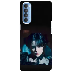 Чехлы с принтом Уэнсдей на Oppo Reno 4 Pro (Танец Уэнсдей)