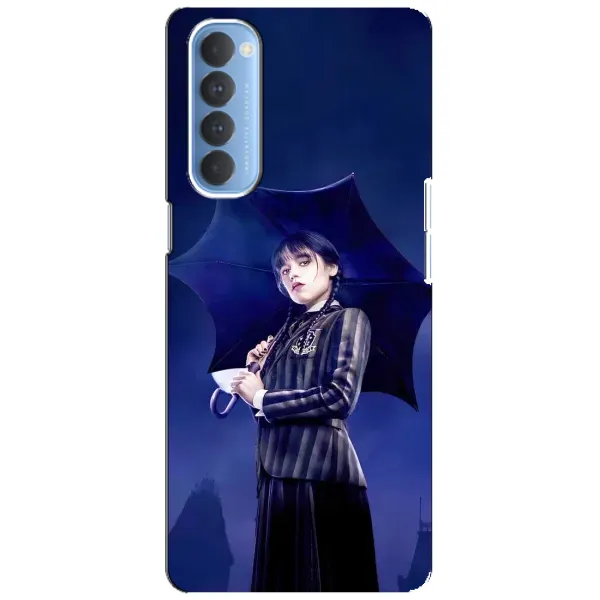 Чехол с рисунком «Уэнсдей с зонтом» для OPPO Reno 4 Pro Чехол с рисунком «Уэнсдей с зонтом» для OPPO Reno 4 Pro