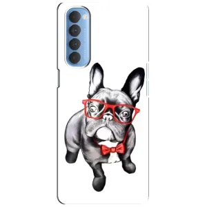 Бампер для Oppo Reno 4 Pro з картинкою "Песики" (В окулярах)