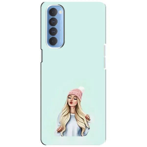 Чехол с рисунком «В шапке» для OPPO Reno 4 Pro Чехол с рисунком «В шапке» для OPPO Reno 4 Pro