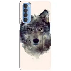 Чохол з Вовком на Oppo Reno 4 Pro (Вовк)