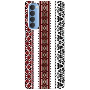 Силиконовый Чехол на Oppo Reno 4 Pro с картинкой Вышиванки (Вышиваночки)