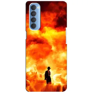 Чехол Оппенгеймер / Oppenheimer на Oppo Reno 4 Pro (Взрыв)