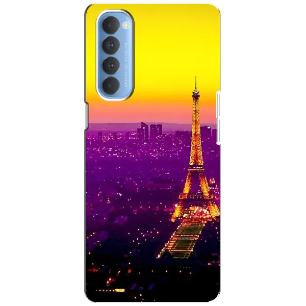 Чехол с рисунком «Яркая башня» для OPPO Reno 4 Pro Чехол с рисунком «Яркая башня» для OPPO Reno 4 Pro