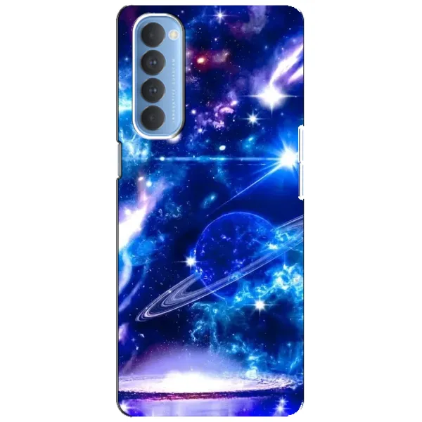 Чехол с рисунком «Яркий космос» для OPPO Reno 4 Pro