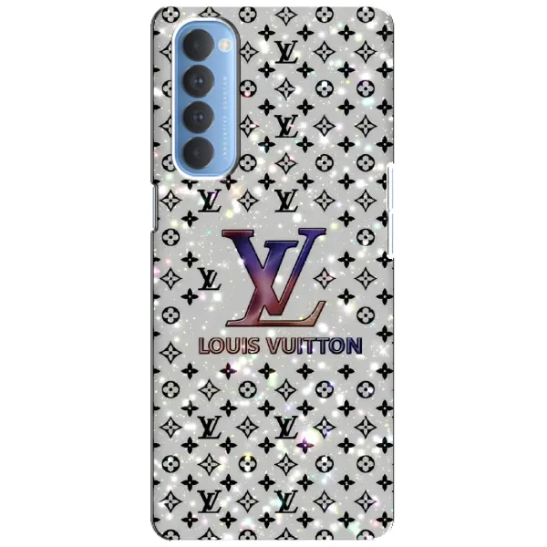 Чехол с рисунком «Яркий LV» для OPPO Reno 4 Pro