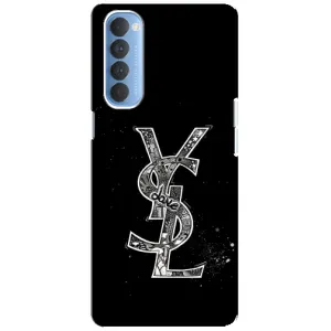 Чехол (Dior, Prada, YSL, Chanel) для Oppo Reno 4 Pro (YSL)