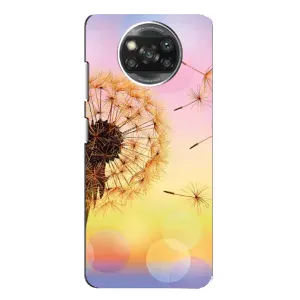 Силиконовый Чехол с одуванчиками на Oppo Reno 4 (Цветок-одуванчик)