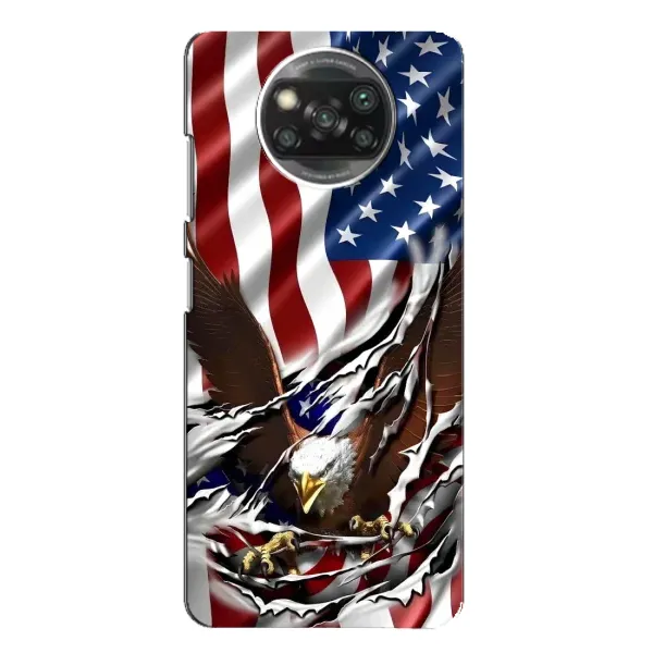 Чехол с рисунком «Флаг USA» для OPPO Reno 4
