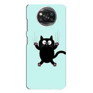 Силіконовий чохол з котиком для Oppo Reno 4 (Падаючий кіт)