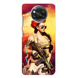 ЗСУ Чехлы (TPU) для Oppo Reno 4 (Женщина солдат)