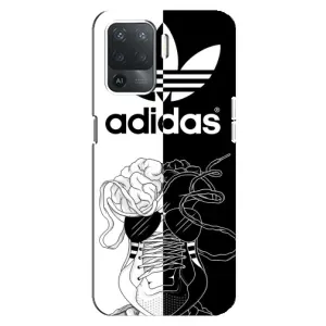 Чехол в стиле "Адидас" для Оппо Рено 5 Лайт (Adidas шнурки)