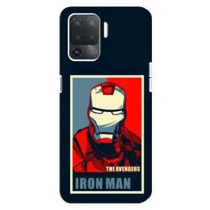 Чехол Супергерой Железный человек на OPPO Reno 5 Lite (Art Iron man)